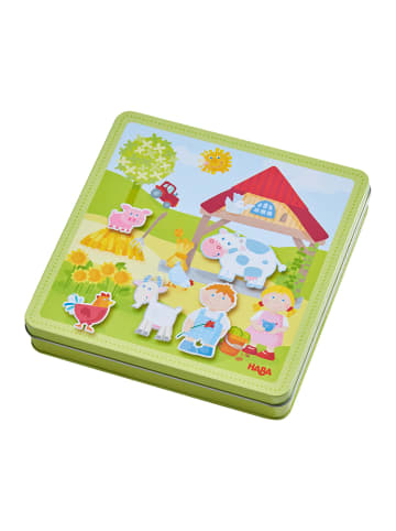 Haba Puzzle Magnetspiel-Box Peters und Paulines Bauernhof Magnetpuzzle in mehrfarbig