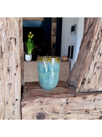 gipfelstück Kaffeebecher-Set, Steinzeug Flussufer in blau, grün, braun