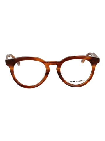 Scotch & Soda Herren Optische Fassungen Rund Braun
