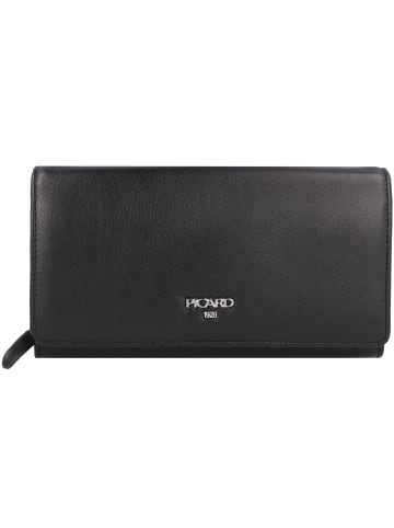 PICARD Bingo Geldbörse Leder 18 cm in schwarz