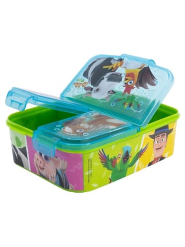 Wisam® Kinder Brotdose Lunchbox mit 3 Fächern