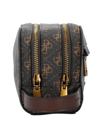 Guess Milano Kulturbeutel 21 cm in brown-ochre