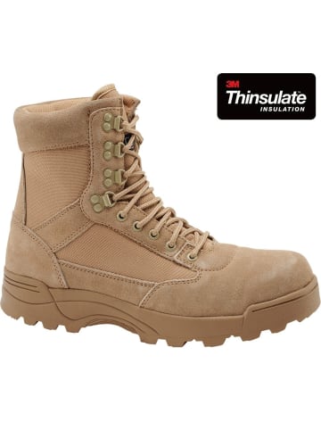 Brandit Stiefel "9 Eyelet Tactical Boots" in Braun