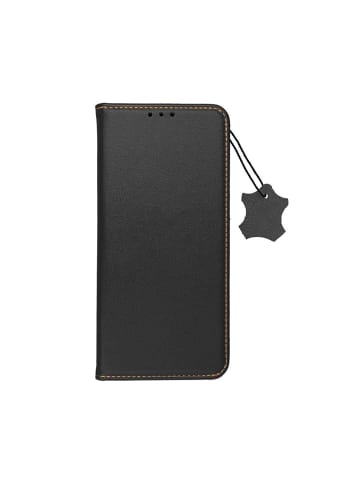 COFI 1453 Smart Pro Echt Leder Hülle Tasche kompatibel mit Xiaomi Redmi 14C in Schwarz