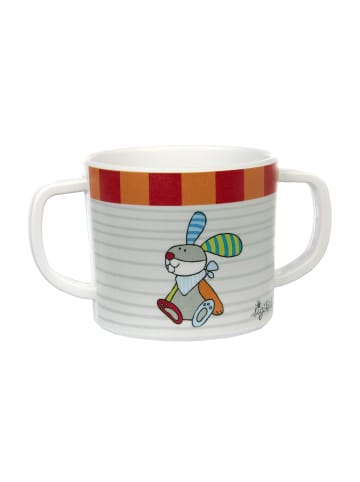 Sigikid Kindertasse Hase RingelDingel rPET in rot/orange/mehrfarbig