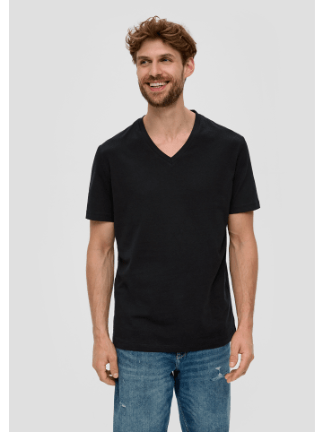 s.Oliver T-Shirt kurzarm in Schwarz