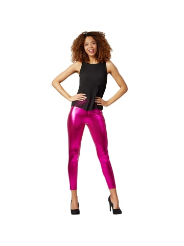 tectake Enghose, Für viele Outfits & Anlässe, Lange Leggings im Metallic-Look