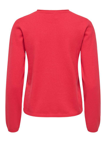 ONLY Strickjacke in Mars Red