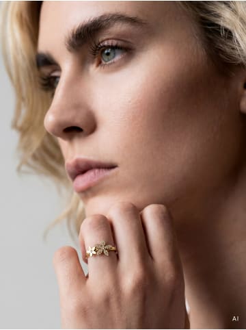 Tamaris Ring The new Glitter Flower in gold
