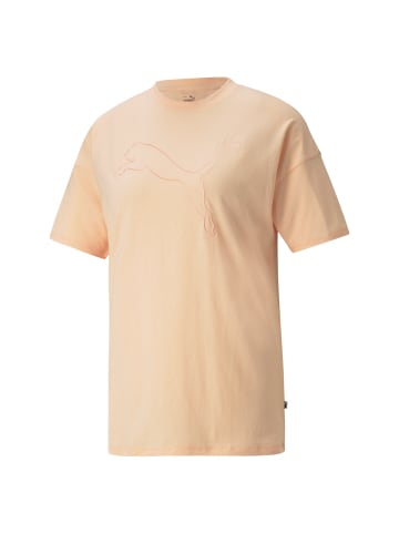 Puma T-Shirt 1er Pack in Rosa (Peach Parfait)