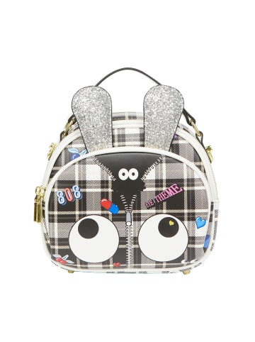 myMo Women Handbag in Black White