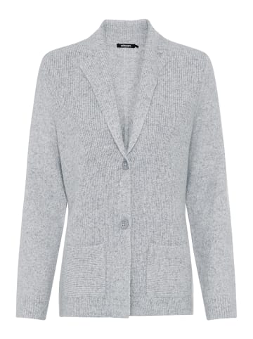 Olsen Strickjacke Eva in hellgrau - 0001
