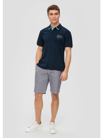 s.Oliver Polo-Shirt kurzarm in Blau