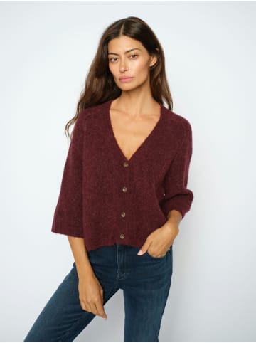Mos Mosh Thora Lizet Strickjacke in Cabernet