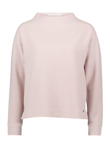 BETTY & CO Sweatshirt mit Struktur in Rosé/Cream