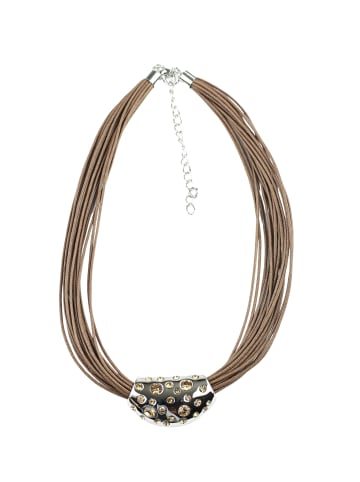 collezione alessandro Kurze Kette " Valencia " in beige