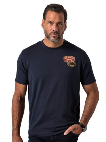 JP1880 Kurzarm T-Shirt in navy blau