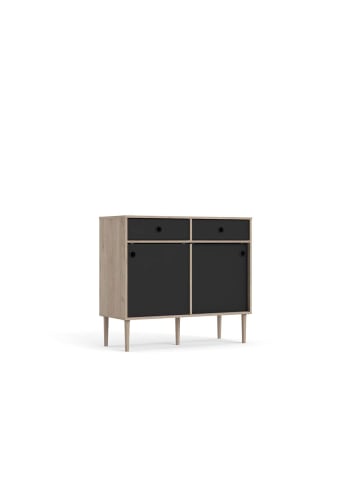 ebuy24 Sideboard Penny Schwarz 99 x 41 cm