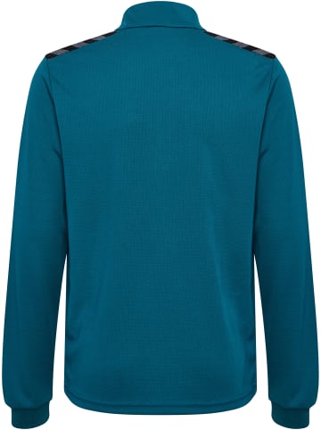 Hummel Hummel Halbreißverschluss Sweatshirt Hmlauthentic Kinder in BLUE CORAL/SULPHUR SPRING