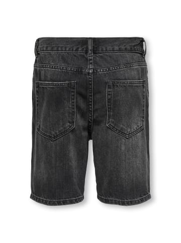 ONLY & SONS Jeans-Shorts in Washed Black