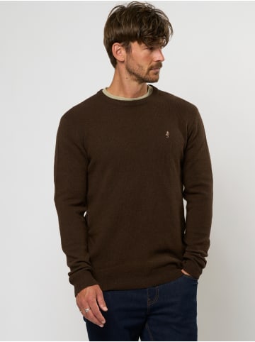 MCS Pullover MCAdrian in Dark Brown Melange