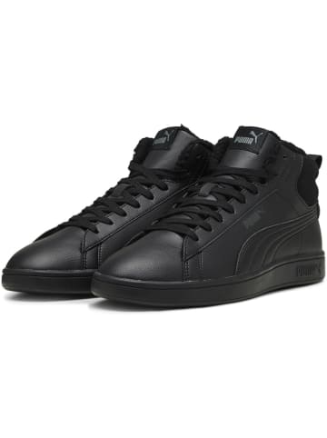 Puma Sneaker High "Smash 3.0 Mid WTR" in Schwarz
