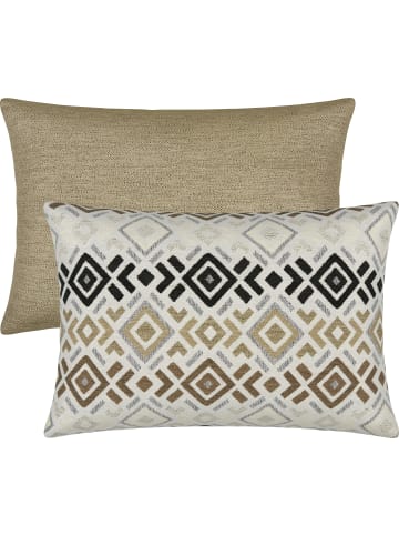 Erwin Müller Jacquard Kissenhülle 2er-Pack in beige