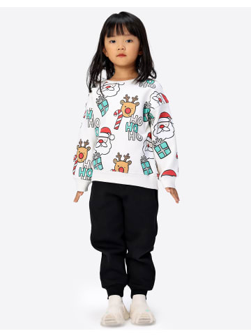 SOLANG Freizeitanzug in Weiss Schwarz