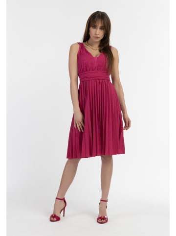 faina Damen Midikleid in Pink