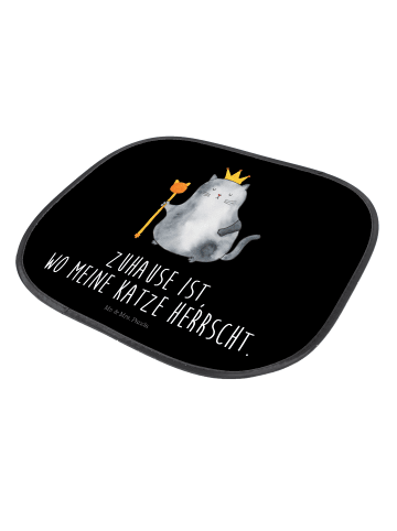 Mr. & Mrs. Panda fenster sonnenschutz auto Katze König mit Spruch in Schwarz