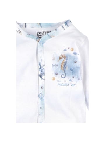 Nini Strampler Meerestiere XT in weiss