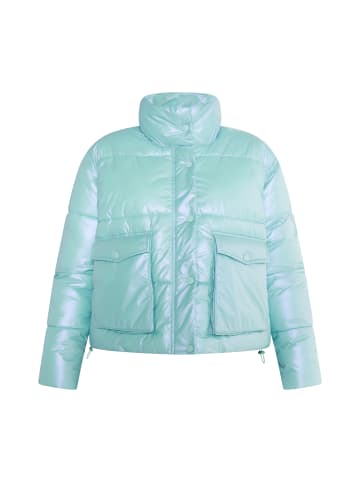 myMo Winterjacke in Lagune Minze