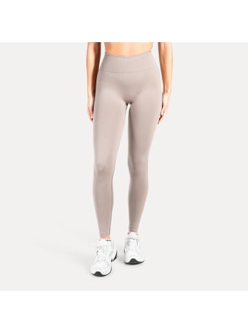 SMILODOX Leggings Alira Scrunch in Taupe