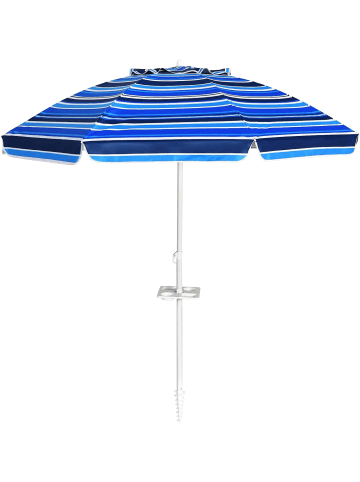 COSTWAY 200cm Strandschirm in Blau