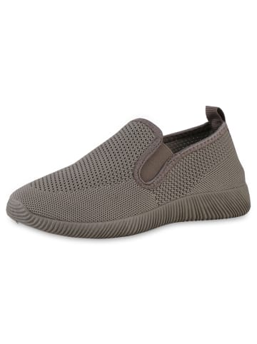 VAN HILL Slip Ons Alexandra in Taupe