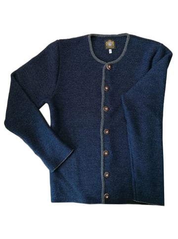 Hammerschmid Trachten Strickjacke in blau