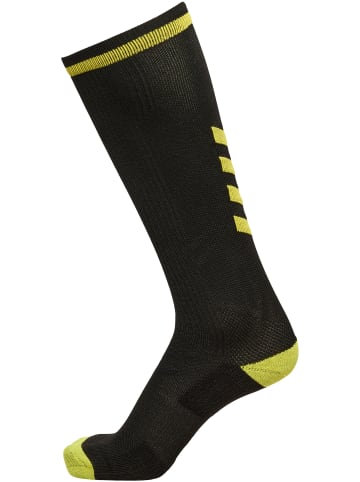 Hummel Hummel High Indoor Socken Elite Multisport Unisex Erwachsene Feuchtigkeitsabsorbierenden in BLACK/BLAZING YELLOW
