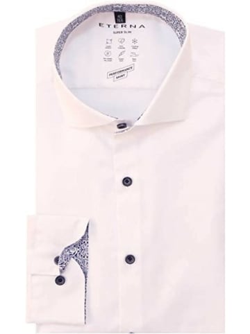 Eterna Langarm FreizeitHemd für Herren in weiss