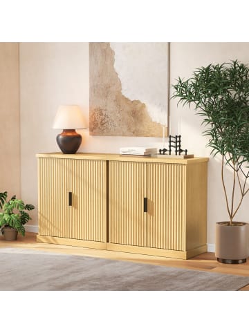 VASAGLE Sideboard Maxe in Beige - (B)40 x (H)80 x (T)76 cm