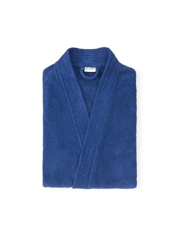 Grace Grand Spa Bademantel Kimono in Marine