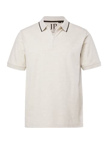 JP1880 Poloshirt in dunkles kitt