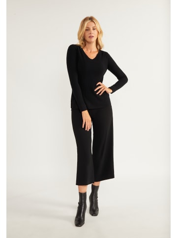 usha BLACK LABEL Damen Strick Pullover in Schwarz