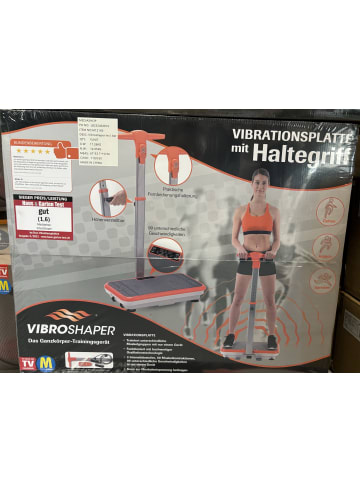 VibroShaper Vibro Shaper Vibrationsplatte Fitness Vibrationsplatte in Orange