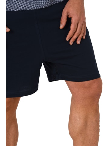 NORMANN Pflegeoverall kurzarm Eteiler Reißverschluss an Rücken - 62718 in navy