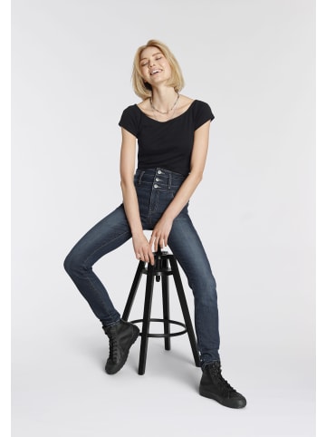 ARIZONA Carmenshirt in schwarz