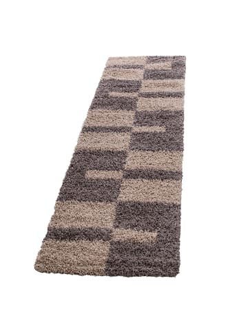 Teppich Boss Hochflor Teppich Gianna Taupe