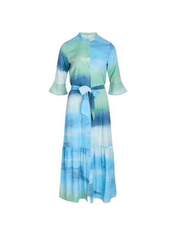 Noa Noa Kleid LiannNN in Print Blue-Green-Aqua