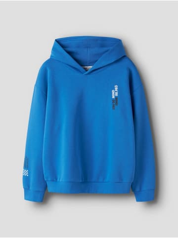 name it Nkmofranne Hoodie Kapuzensweatshirt in victoria blue
