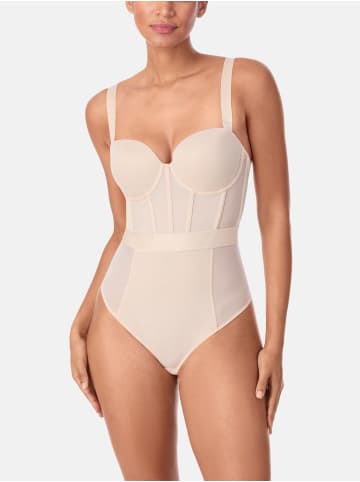 DKNY Bodysuit Sheers in CASHMEREND