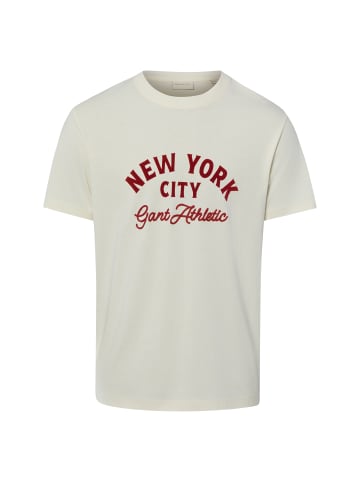 Gant T-Shirt in ecru rot